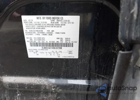 2019 Lincoln Mkt Reserve from USA, damaged, VIN 2LMHJ5AT1KBL02288